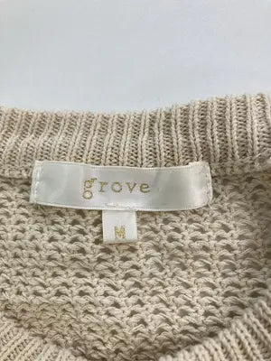 grove/グローブ/ニット/セーター/トップス/アイボリー/M