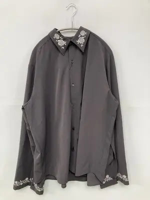 Ellno Loset/エルノロゼット/シャツ/ブラウス/トップス/グレー/L