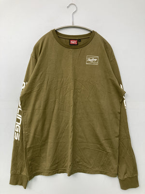 Tシャツ/カットソー/トップス/カーキ/L