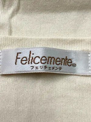 Felicemente/Tシャツ/カットソー/トップス/ベージュ