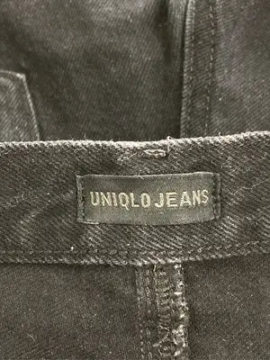 UNIQLO JEANS/ユニクロジーンズ/デニムパンツ/パンツ/ブラック/25