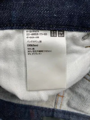 UNIQLO/ユニクロ/デニムパンツ/パンツ/ネイビー/23インチ(58.5cm)