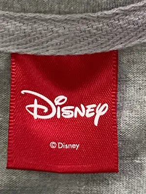 Disney/ディズニー/Tシャツ/カットソー/トップス/グレー/F
