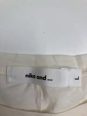 niko and .../ニコアンド/Tシャツ/カットソー/トップス/アイボリー/L