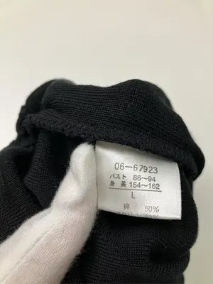 au milleu de･･･/Tシャツ/カットソー/トップス/ブラック/L