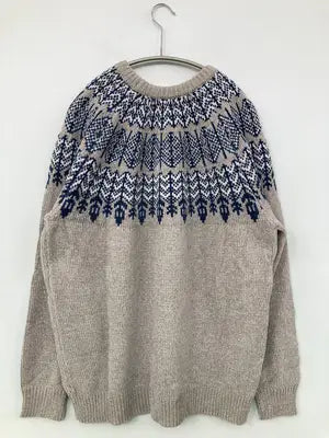 BACK NUMBER/バックナンバー/ニット/セーター/トップス/ベージュ/MEDIUM