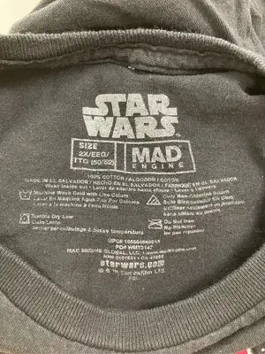 STARWARS/スターウォーズ/Tシャツ/カットソー/トップス/ブラック/2X