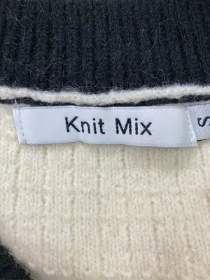 Knit Mix/ワンピース/ワンピース/ドレス/アイボリー/S