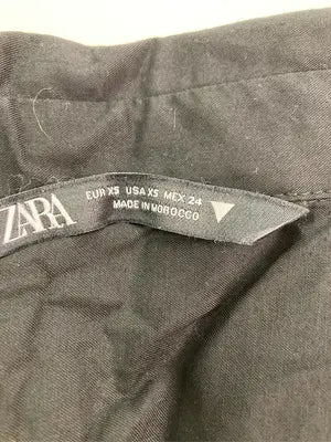 ZARA/ザラ/シャツワンピース/ワンピース/ドレス/ブラック/XS