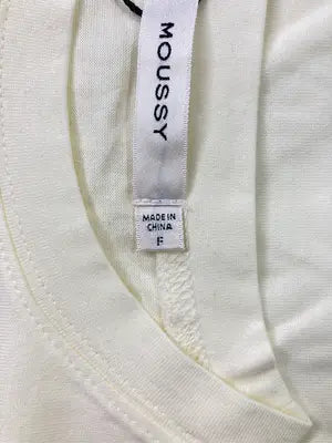 MOUSSY/マウジー/Tシャツ/カットソー/トップス/イエロー/F
