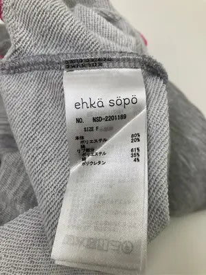 ehka sopo/エヘカソポ/Tシャツ/カットソー/トップス/グレー/F