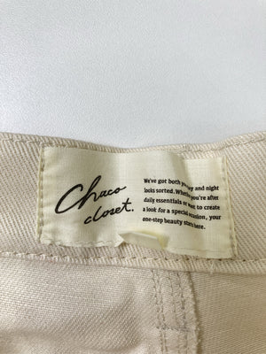 Chaco closet/チャコクローゼット/チノパンツ/パンツ/アイボリー/L