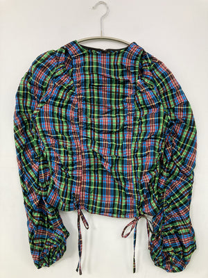 SLY/スライ/シャツ/ブラウス/トップス/ブルー/FREE