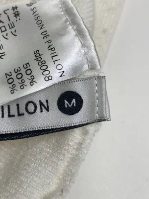 PAPILLON/Tシャツ/カットソー/トップス/ホワイト/M