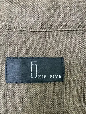 ZIP FIVE/ジップファイブ/シャツ/ブラウス/トップス/ブラウン/M