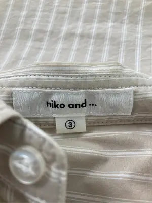 niko and .../ニコアンド/シャツ/ブラウス/トップス/ベージュ/3
