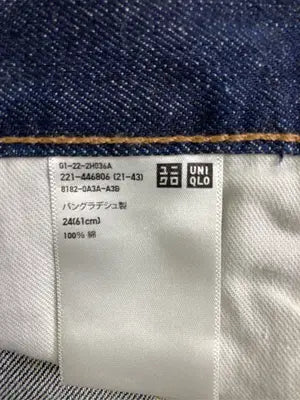 UNIQLO/ユニクロ/デニムパンツ/パンツ/ネイビー/24