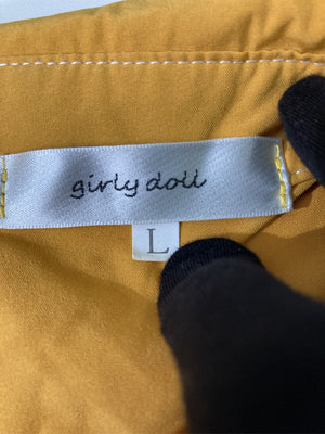 girly doll/ガーリードール/シャツ/ブラウス/トップス/イエロー/L