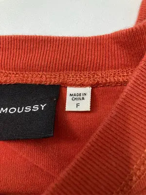 MOUSSY/マウジー/Tシャツ/カットソー/トップス/オレンジ/F