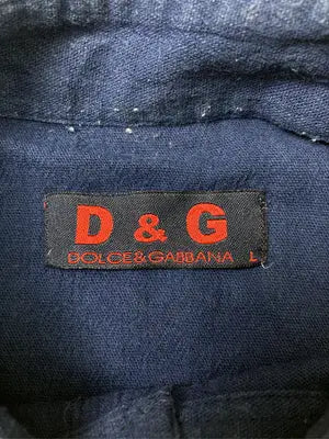 D&G/シャツ/ブラウス/トップス/ネイビー/L