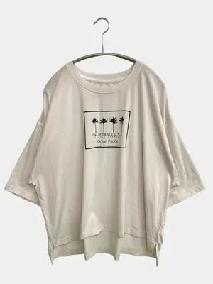 Ocean pacific/オーシャンパシフィック/Tシャツ/カットソー/トップス/ホワイト/XL