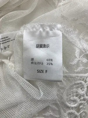 Tシャツ/カットソー/トップス/ホワイト/F