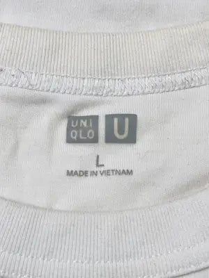 UNIQLO/ユニクロ/Tシャツ/カットソー/トップス/ホワイト/L