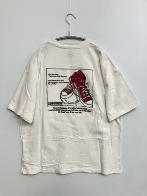 CONVERS ALL STAR/コンバースオールスター/Tシャツ/カットソー/トップス/ホワイト/MEDIUM