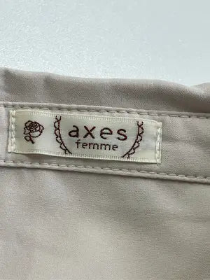 axes femme/アクシーズファム/シャツ/ブラウス/トップス/アイボリー/M