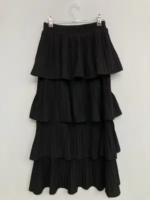 SPRAY PREMIUM/スプレイプレミアム/ロングスカート/スカート/ブラック