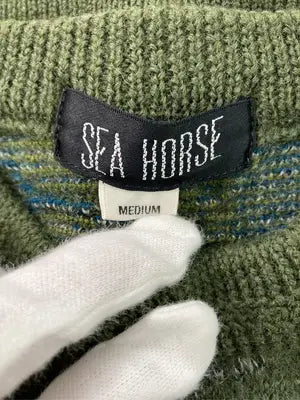 PAIR HORSE/ニット/セーター/トップス/カーキ/MEDIUM