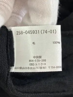 UNIQLO/ユニクロ/ニット/セーター/トップス/ブラック/M