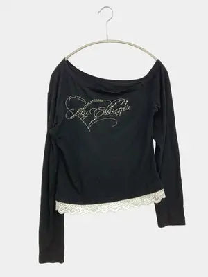 SHEENA/シーナ/Tシャツ/カットソー/トップス/ブラック