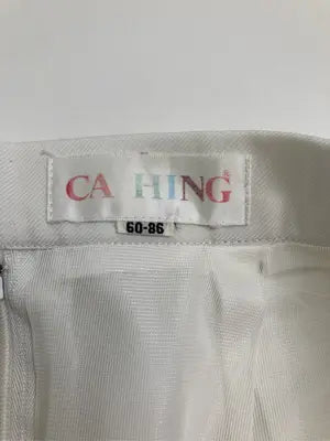 CA HING/ショート/ミニスカート/スカート/ホワイト/60-86