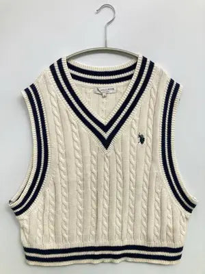 U.S. POLO ASSN./ユーエスポロアッスン/ベスト/トップス/アイボリー/F