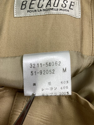 BECAUSE/ショート/ミニスカート/スカート/ベージュ/M