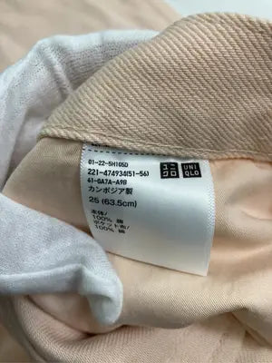 UNIQLO/ユニクロ/デニムパンツ/パンツ/オレンジ/25 (63.5cm)