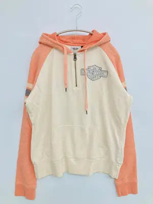 HARLEY-DAVIDSON/ハーレーダビットソン/パーカー/トップス/オレンジ/XL