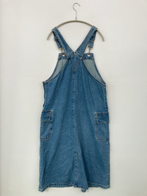 JOHN JELLO/ジャンパースカート/ワンピース/ドレス/ブルー/LL