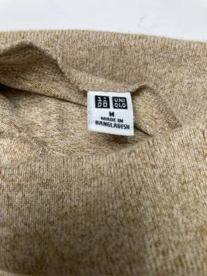UNIQLO/ユニクロ/ニット/セーター/トップス/ブラウン/M