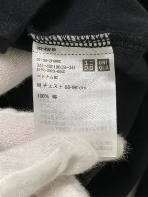 UNIQLO/ユニクロ/Tシャツ/カットソー/トップス/ブラック/M