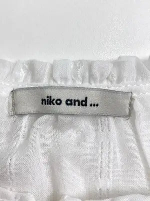 niko and .../ニコアンド/シャツ/ブラウス/トップス/ホワイト/F