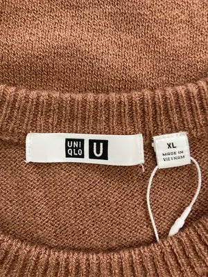 UNIQLO U/ユニクロユー/ニット/セーター/トップス/ブラウン/XL