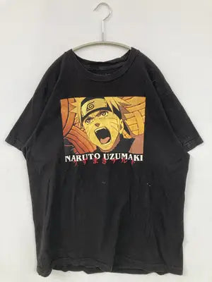 NARUTO/ナルト/Tシャツ/カットソー/トップス/ブラック/L