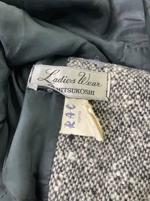 LADIES WEAR/ステンカラーコート/ジャケット/アウター/グレー