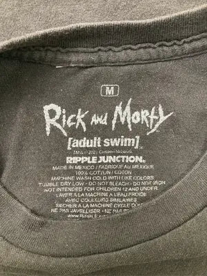 Rick and morty/Tシャツ/カットソー/トップス/ブラック/M