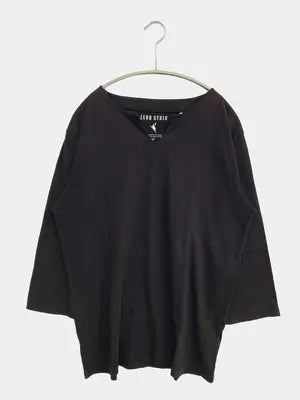 ZERO STAIN/Tシャツ/カットソー/トップス/ブラック/L