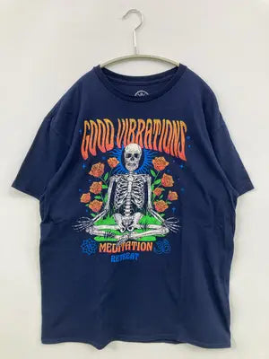 DOM/ドム/Tシャツ/カットソー/トップス/ネイビー/L