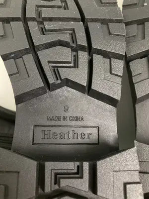 Heather/ヘザー/ブーツ/シューズ/ブラック/S