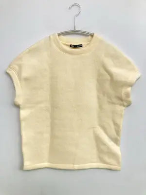 ZARA/ザラ/Tシャツ/カットソー/トップス/アイボリー/EUR S